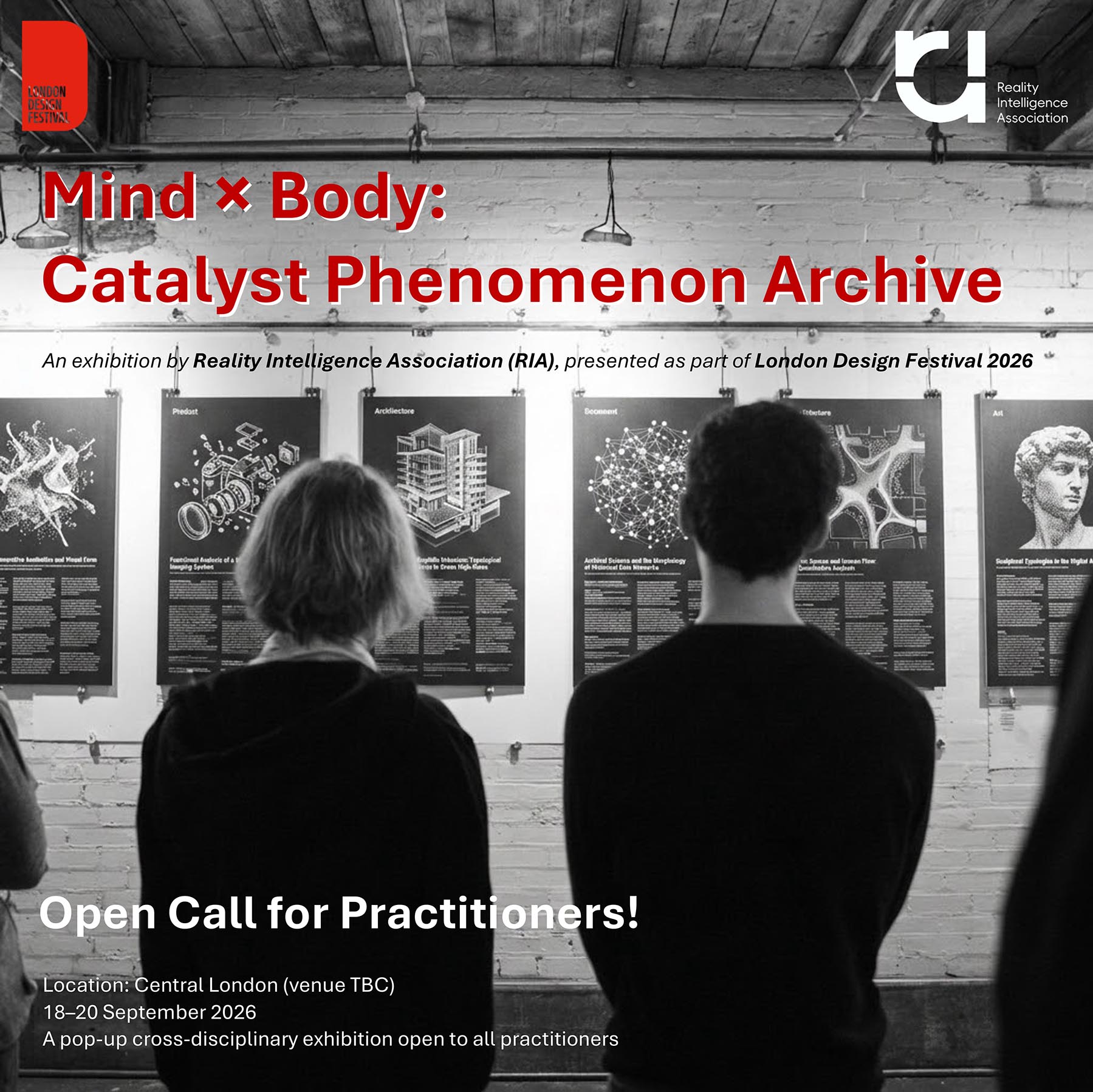 Mind × Body: Catalyst Phenomenon Archive exhibition poster.